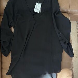 Lush Black Blouse